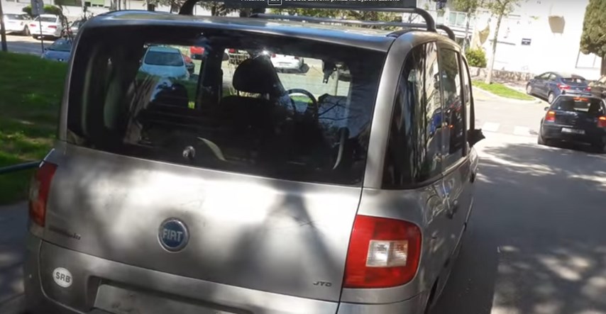 VIDEO Gostima iz Beograda po drugi put oštetili automobil u Splitu