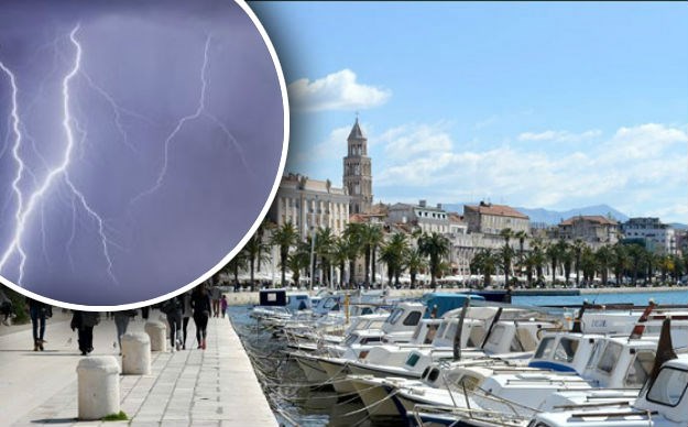 Gromovi i munje u Splitu izazvali deset požara