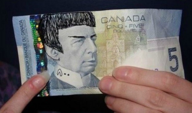 Centralna kanadska banka opominje fanove: Prestanite više sa "spockingom" novčanica