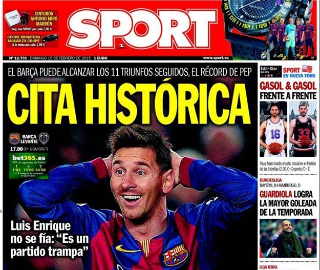 Svjetske naslovnice: Povijesni dan za španjolsku košarku, Enrique lovi Guardiolin rekord
