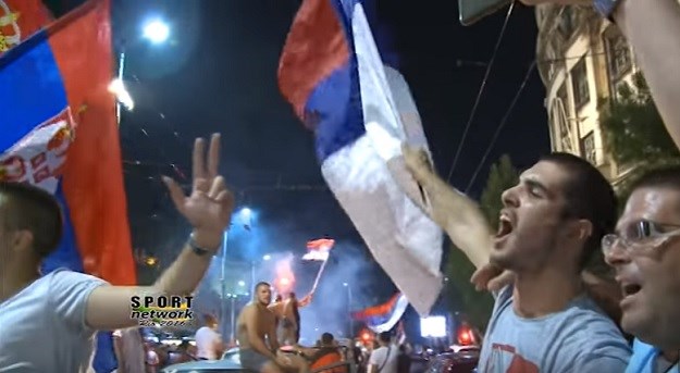 VIDEO Pogledajte kako se slavilo u Beogradu nakon pobjede nad Hrvatskom
