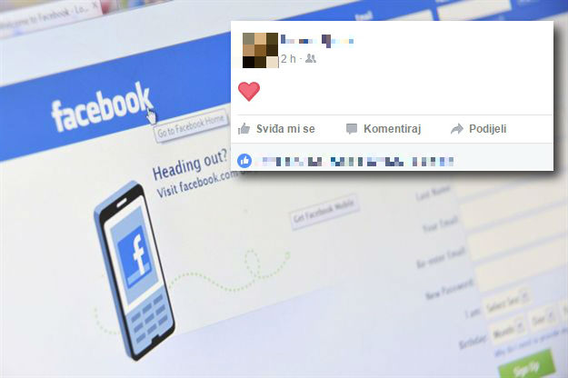 Zašto danas svi stavljaju srce na svoj Facebook status
