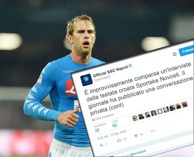 Napoli zbog Strinića bojkotira Sportske novosti