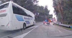 VIDEO Bus, auto i kamion kod Splita prošli kroz crveno kao da semafor za njih ne postoji