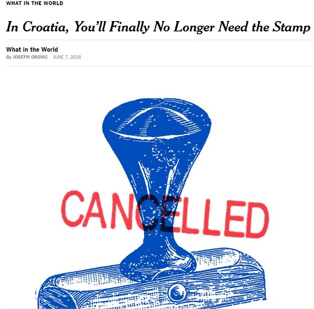 New York Times se ruga hrvatskoj birokraciji i pečatima
