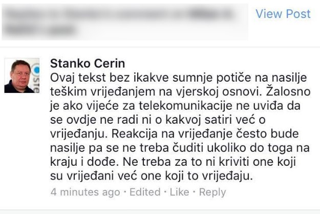 Stanko Cerin priziva "Charlie Hebdo" nad Indexom: Ne treba kriviti one koji će izvršiti nasilje nad Indexom