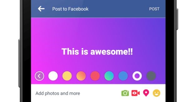 Facebook više neće biti samo plav i bijel: Dodana nova opcija za statuse