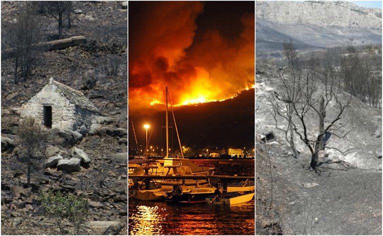 STIGLA PRVA PROCJENA Božinović objavio koliku je štetu izazvao katastrofalni požar u Splitu i okolici