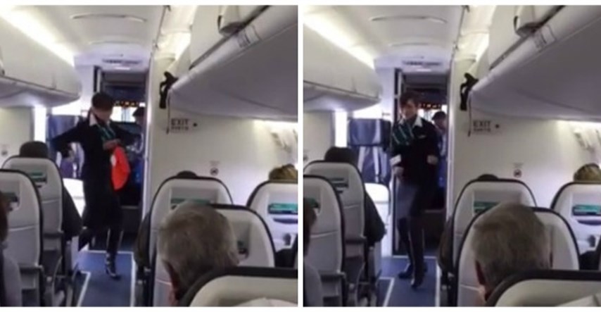 Ova stjuardesa zna kako zabaviti (i opustiti) putnike prije leta
