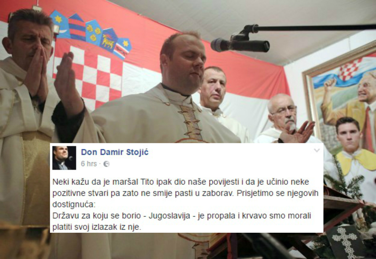 Što mislite o ovom istupu don Damira Stojića o Titu, je li u kršćanskom duhu?