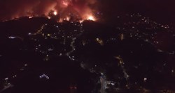 HGSS objavio snimku požara na Strožancu, pogledajte koliko je vatra bila blizu kuća
