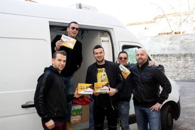 Zadarski sportaši do vrha napunili socijalnu samoposlugu, Subašić stigao s kombijem