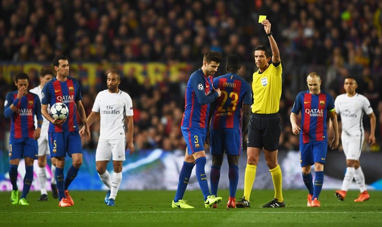UEFA neće kazniti suca koji je pogurao Barcelonu u četvrtfinale Lige prvaka