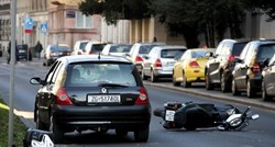 Sudar auta i skutera u Zagrebu, jedna osoba ozlijeđena