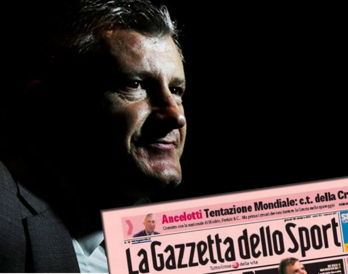 ODGOVOR ŠUKERU IZ GAZZETTE Istina je, netko iz HNS-a je zvao Ancelottija
