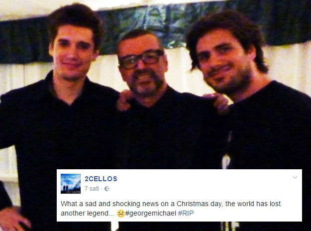 2Cellos se oprostili od Georgea Michaela: "Tužni smo i šokirani"