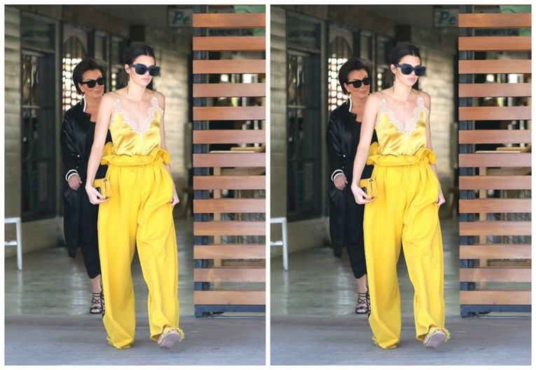 Sunce mamino: Kendall Jenner u žutoj kombinaciji koja priziva proljeće