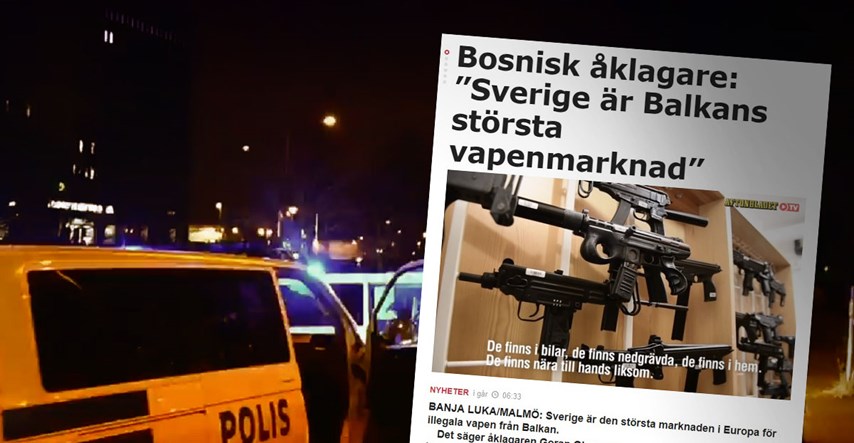U Švedskoj bande vode krvavi ulični rat oružjem koje stiže preko Hrvatske