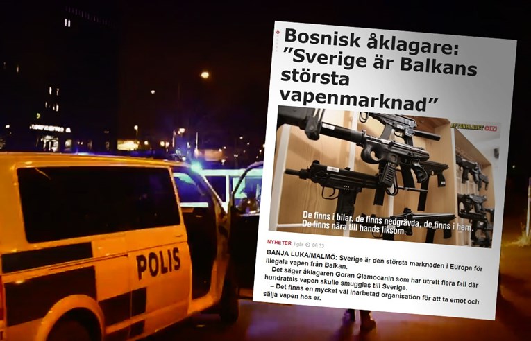 U Švedskoj bande vode krvavi ulični rat oružjem koje stiže preko Hrvatske