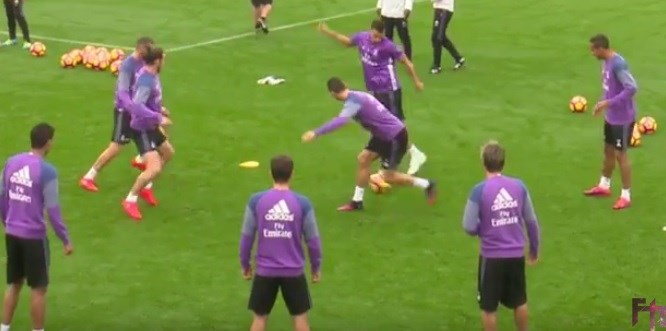 VIDEO Ronaldo dobio kroz noge pa se iskalio na suigraču
