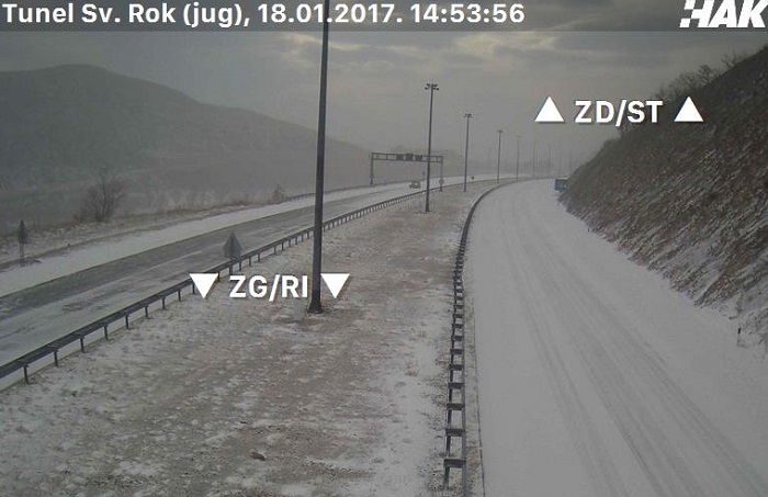Jak vjetar i snijeg i dalje rade kaos na cestama, apokaliptični uvjeti zatvorili ceste prema moru