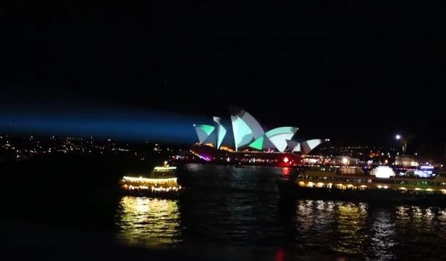 Spektakularni light-show obasjao Sydney