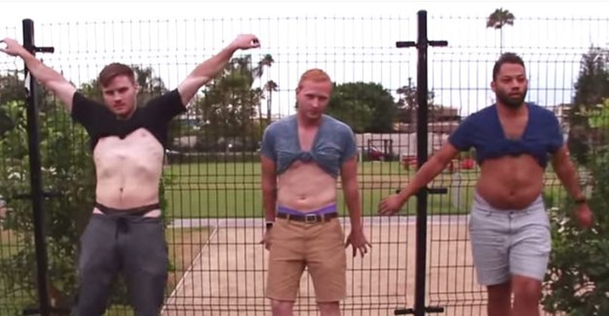 Trojica muškaraca navukla tange i snimila urnebesni video