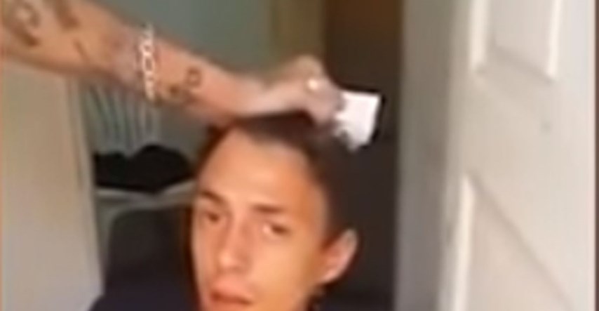 VIDEO Tattoo majstor uhvatio tinejdžera u krađi i na čelo mu istetovirao poruku