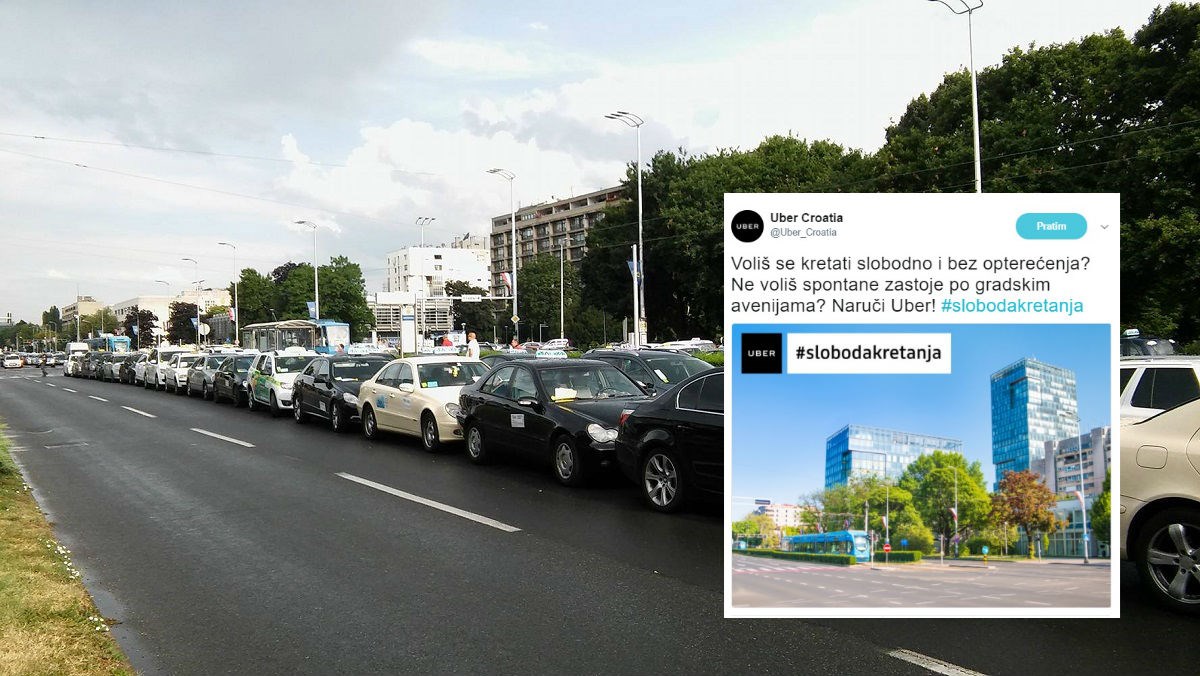 Uber trola taksiste na Twitteru