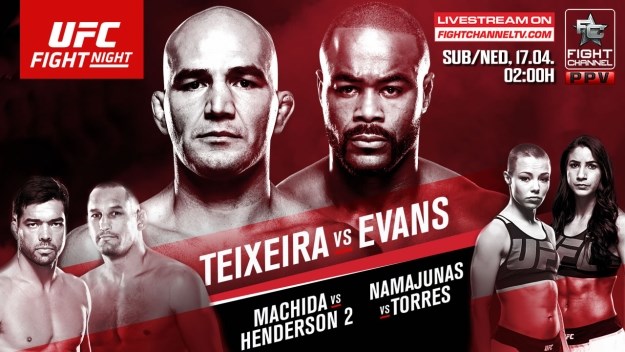UFC on FOX 19: Teixeira protiv Evansa, Namajunas i Torres za prvu izazivačicu