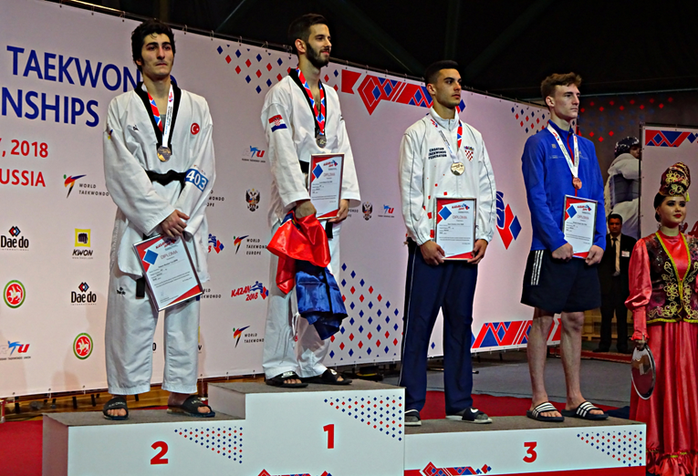Lovre Brečić osvojio europsko zlato u taekwondou, bronce za Štetić i Andruna Razića