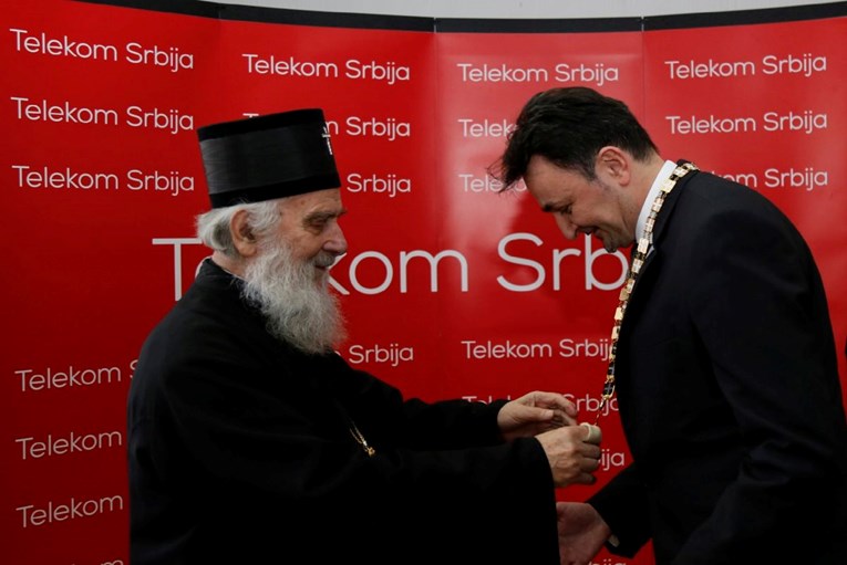 Srpska pravoslavna crkva dodijelila Orden Svetog Save - Telekomu