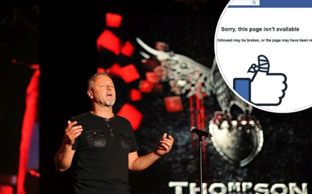 Uklonjena Facebook stranica Marka Perkovića Thompsona