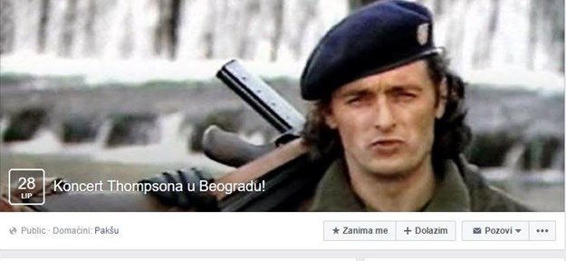 Četnici pjevaju Čavoglave: "Thompson u Beogradu" ne prestaje nasmijavati društvene mreže