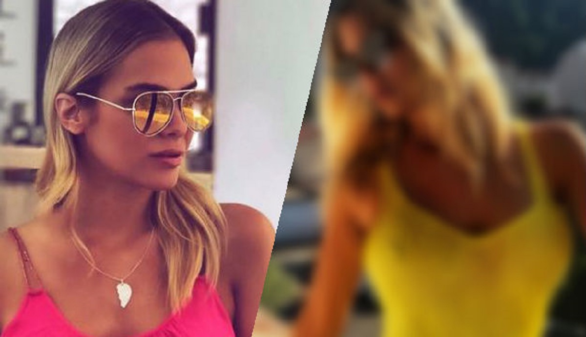 FOTO Tina Šegetin pozirala u oskudnoj potkošulji bez grudnjaka pa joj na fotki strše bradavice