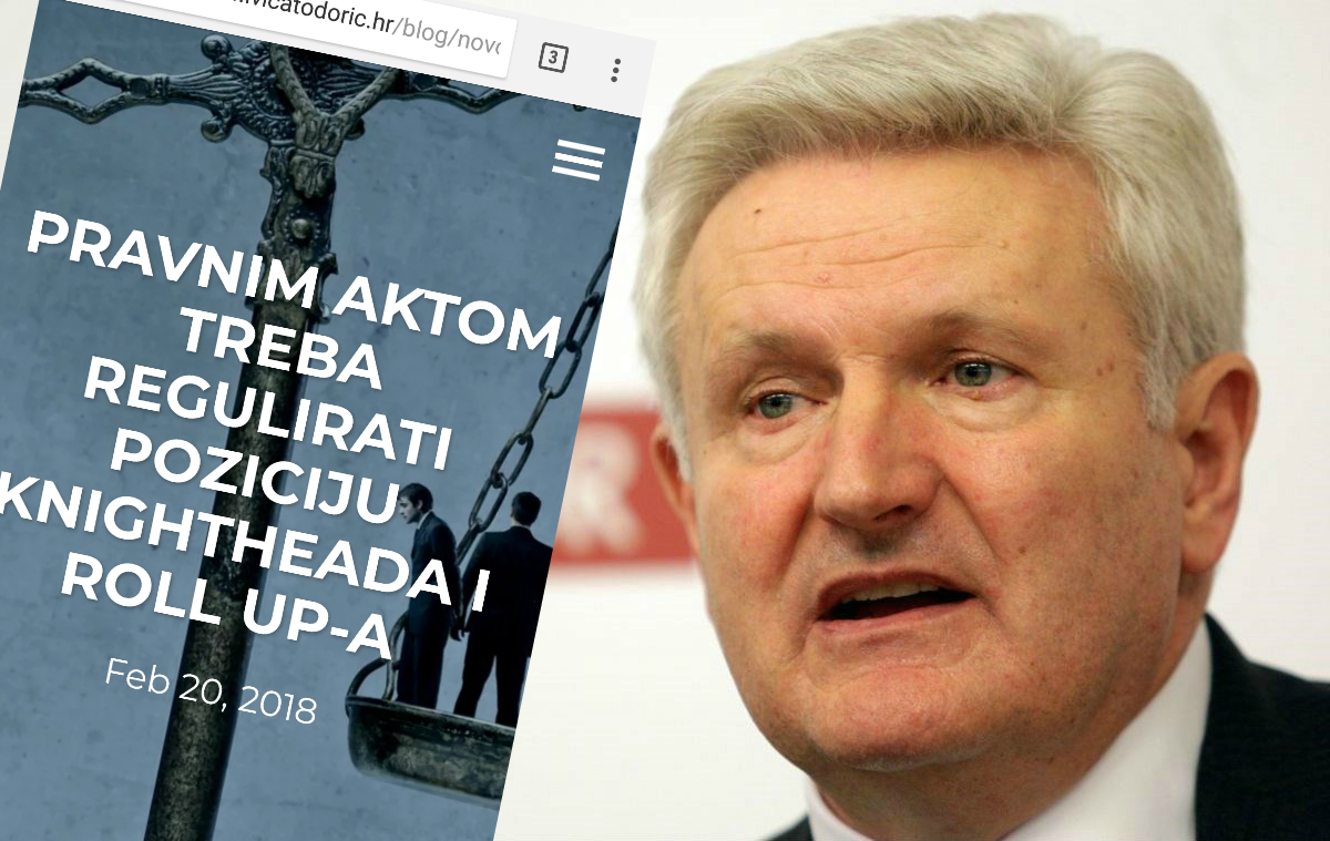 Todorić: Stvarni vlasnik Agrokora je Knighthead