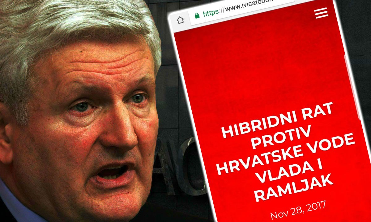 Todorić na blogu: Vlada je u imaginarnom svijetu specijalnog hibridnog rata