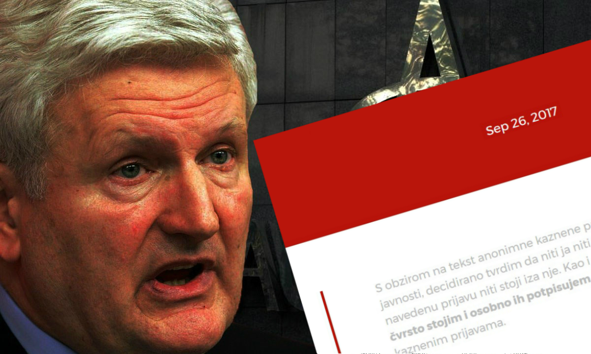 Todorić se opet javio: "Nisam podnio kaznenu prijavu protiv Dalić i Ramljaka, ne prijavljujem anonimno"