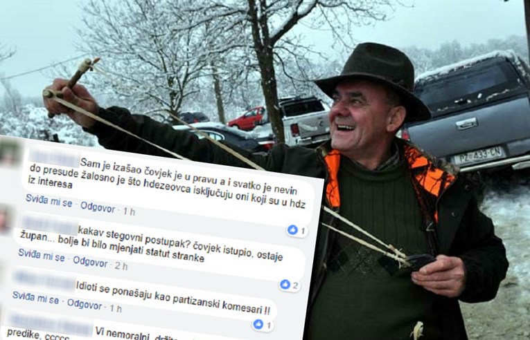 HDZ će izbaciti župana koji tuče ženu, fanovi ih napali na Facebooku: "Idioti, ponašate se kao partizanski komesari"