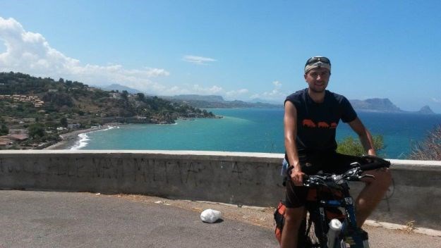 Student iz Zagreba biciklom obišao "zloglasnu" Siciliju