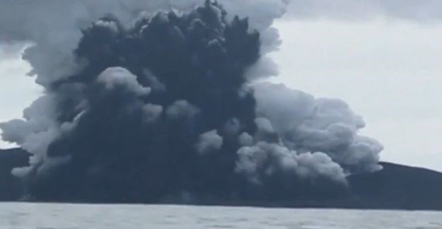 U vulkanskoj erupciji na Tongi rođen novi otok