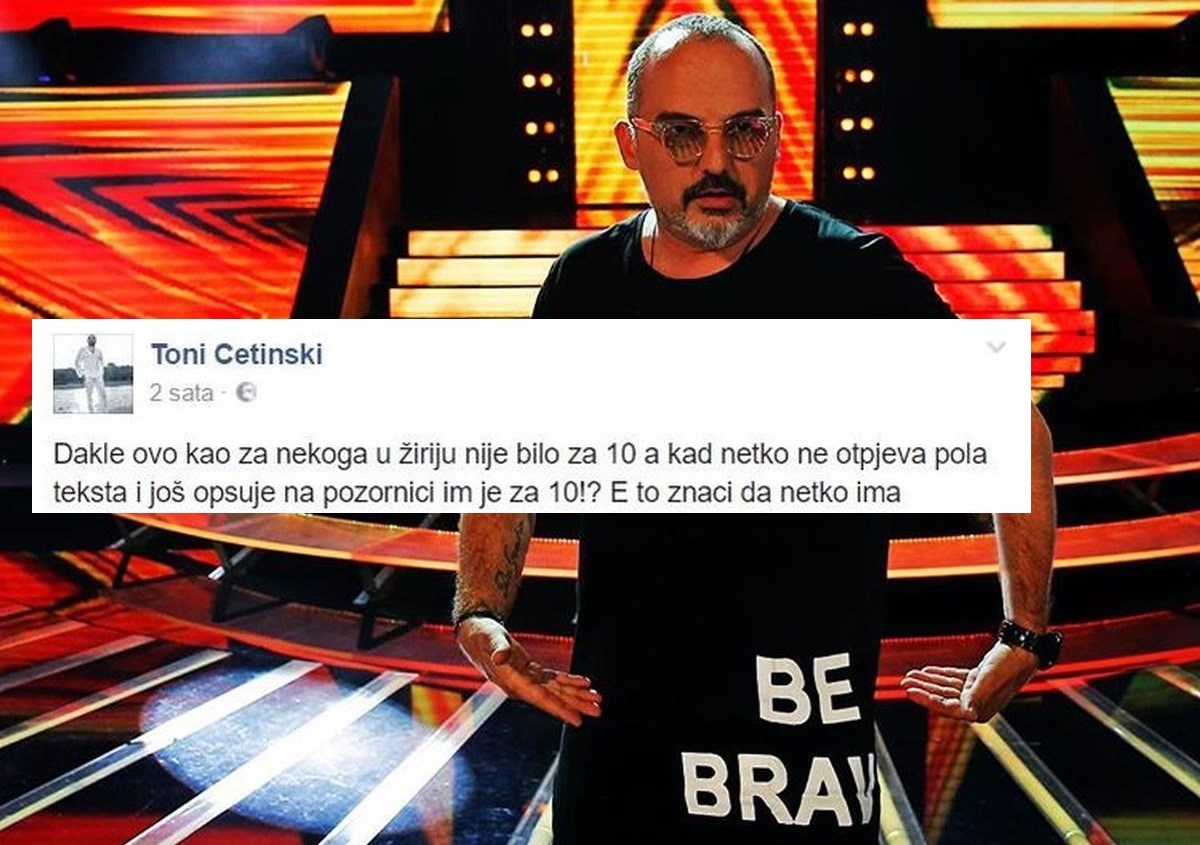 Tony Cetinski pobjesnio na kolege iz žirija Zvijezda: "Netko ima problem u glavi ili taštinu"