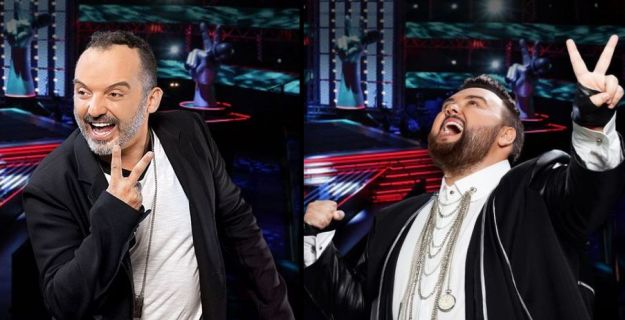 Tony i Jacques pokačili se nakon emitiranja "The Voicea" pred punim studijem