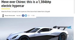 Top Gear oduševljen Rimcem: Miči se Chiron, ovo je hiperautomobil od 1.385 KS
