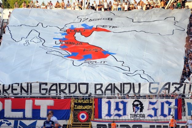 Hajduk ipak kažnjen zbog "Oluje", ali ne zbog rasizma