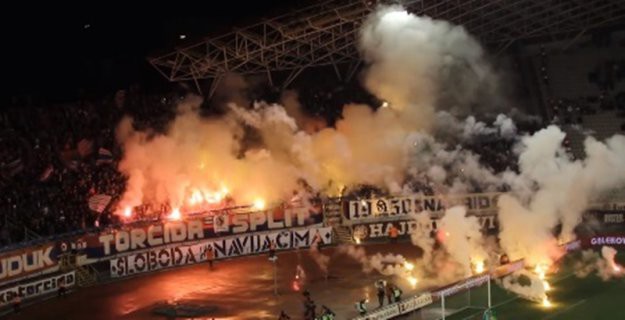 VIDEO Torcida opet bolja od Hajduka, Boysi razdvojeni slave pobjedu