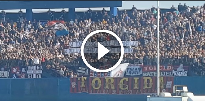VIDEO Torcida provocirala Bad Blue Boyse porukom o Delijama