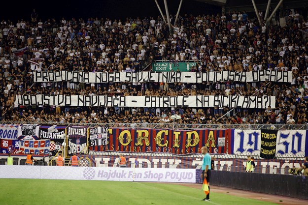 "ZDRAVKO, TKO TE UBIJE HEROJ POSTAJE" PRAZNI POLJUD ZA VELIKI DERBI? Delegat prijavio Torcidu