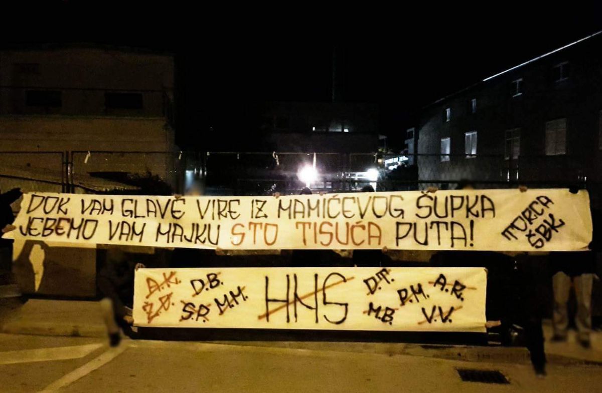 Dalmacija opet gori od transparenata protiv Mamića i Šukera