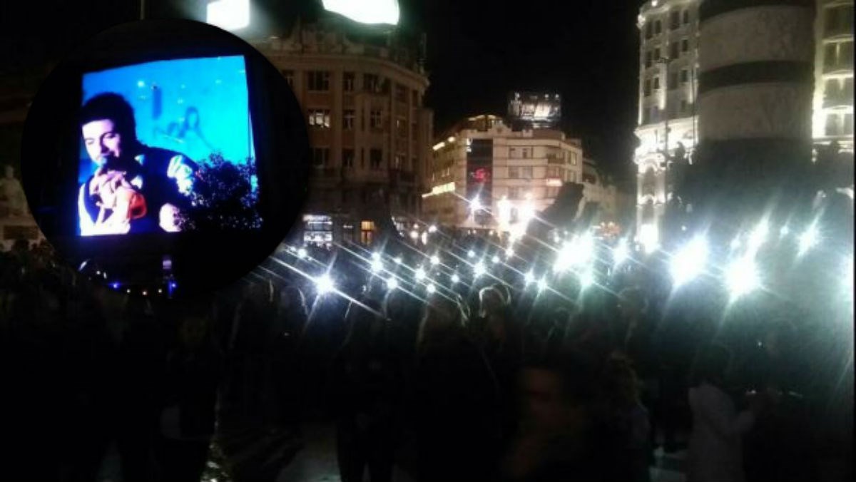 FOTO "Zvjezdano nebo": Skoplje se na najljepši moguć način prisjetilo Toše Proeskog